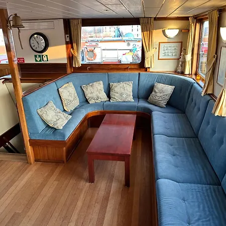 מלון Hotelboat Angeline אמסטרדם