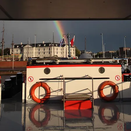Отель Hotelboat Angeline Амстердам